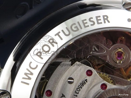 MIROTIME 0511 Casual Portuguese Chrono IW3716 Z+F 1:1 Best Edition White Dial on Blue Rubber Strap A 7016